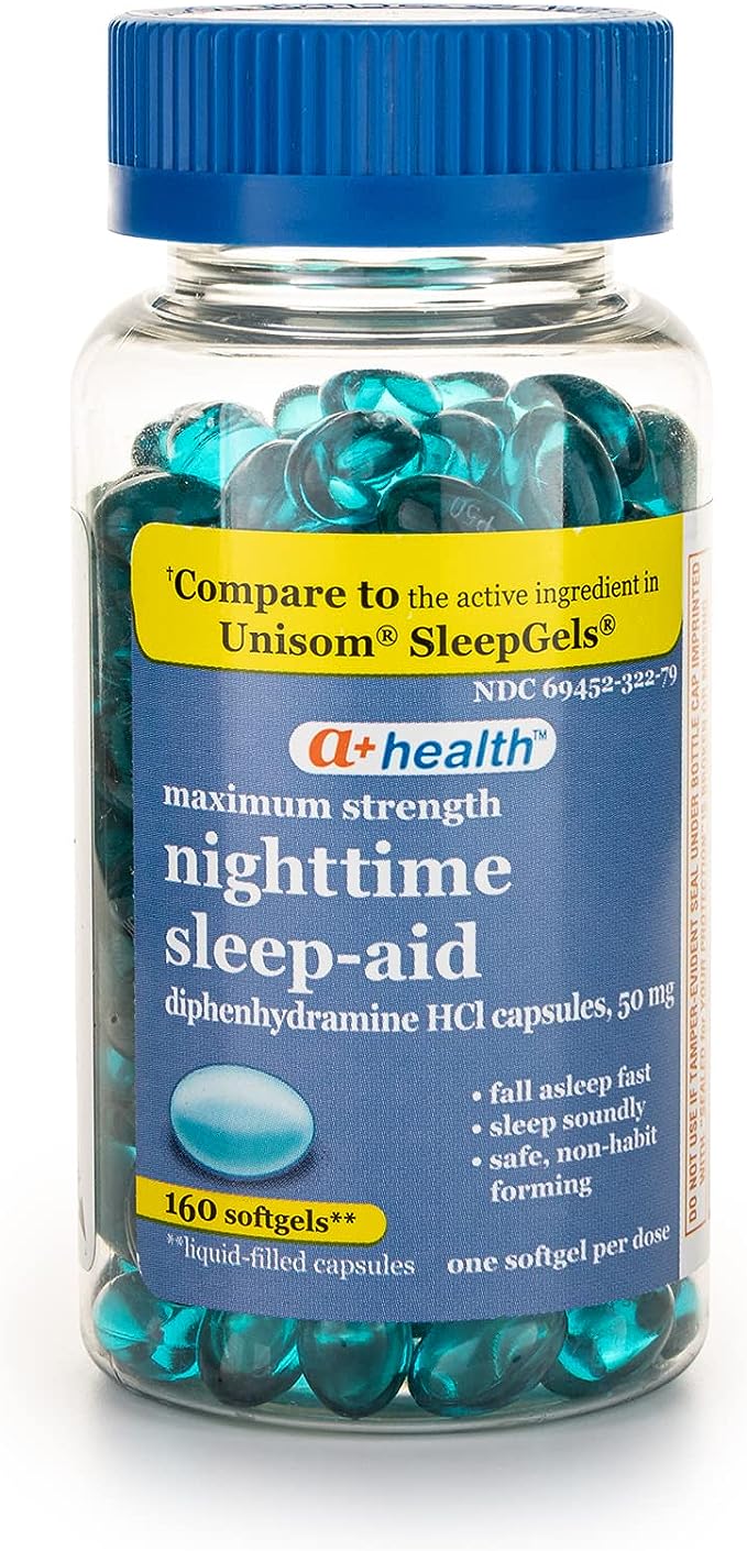 Rest Easy and Recharge: Introducing HealthNighttime Diphenhydramine Softgels – Your Path to Tranquil Nights